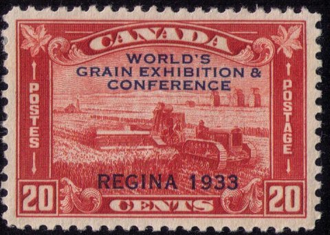 CANADA Sc #203 MH  WORLD'S GRAIN EXPO VERY FINE