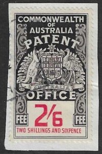 AUSTRALIA Patent Revenue: 1953 2/6 black and - 39069