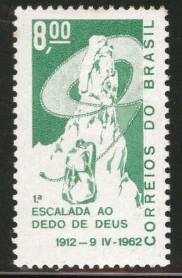 Brazil Scott 937 MH* 1962 Dedo de Deus Peak stamp 