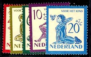 NETHERLANDS SEMI POSTALS B219-23  Mint (ID # 54536)