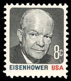 1394 Eisenhower F-VF MNH single