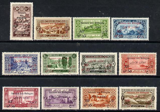 Lebanon 1926 War Refugee Charity Fund complete set of 12 ...