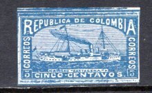 Colombia  #209  Used   F/VF   CV $2.75  .....  1430061
