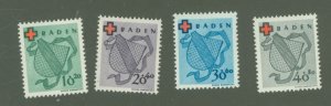 Germany/Baden (5N) #5NB1-4  Single (Complete Set)