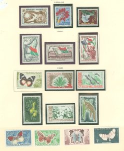 Madagascar/Malagasy Republic #300-315 Unused Single (Complete Set)