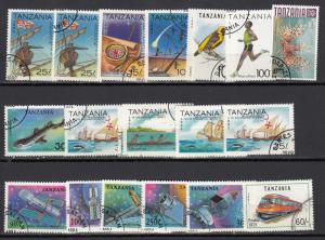 Tanzania - 63 stamp lot -  (3017)