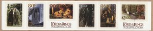 New Zealand 2001 The Lord of the Rings Fellowship of the Ring Strip with Flaw