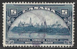 CANADA 1933 UPU Meeting Ottawa Pictorial Sc 202 VFU