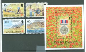 Tristan da Cunha #562-566  Single (Complete Set)