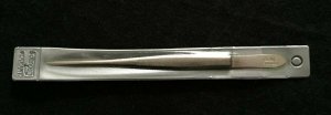 TWEEZERS Large Pointed End New Silver Colour.(PE2)