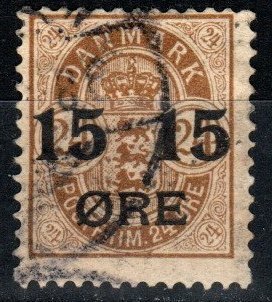 Denmark #56 F-VF Used CV $17.50 (X338)