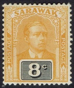 SARAWAK 1918 RAJA BROOKE 8C