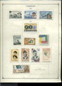 Collection, Pakistan Part B Scott Album Page, 1947/1991, Cat $70 Mint & Used