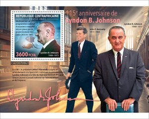 C A R - 2023 - Lyndon B Johnson - Perf Souv Sheet - Mint Never Hinged