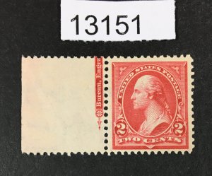 MOMEN: US STAMPS  # 266 MINT OG NH VF LOT #13151