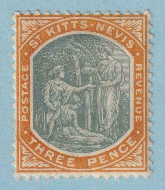 ST KITTS - NEVIS 5  MINT HINGED OG * NO FAULTS VERY FINE! - KHD