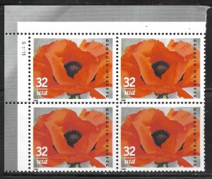 Scott #3069a 32c Georgia O'Keeffe UL PB #S11111 F VF MNH - DCV=$5.25