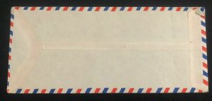 1957 Barbados Fiesta Flight Airmail Cover FFC To Sydney Australia Via NY USA