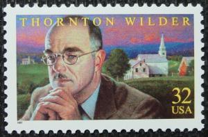 US #3134 MNH, Single, Thornton Wilder, SCV $.65