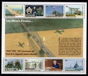 NICARAGUA-1996 The 50th Anniversary of End of World War II- M783