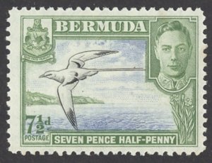 Bermuda Sc# 121D MNH 1941 7 1/2p Water Scene