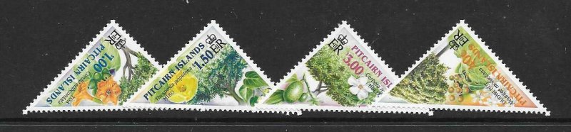 PITCAIRN ISLANDS SG632/5 2002 TREES MNH