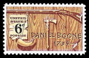 PCBstamps   US #1357 6c Daniel Boone, MNH, (18)