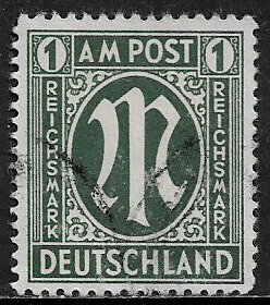 Germany, A. M. G. #3N20 Used Stamp - M