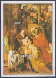 1989 Cook Islands 1290/B193 Christmas / Peter Paul Rubens 15,00 €