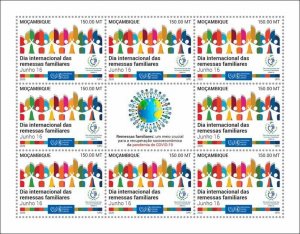 Mozambique Stamps 2020 MNH Intl Day Family Remittances UPU Corona Medical 8v M/S