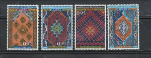 ALGERIA 1968  RUGS  #393 - 396  MNH $9.50