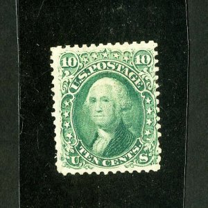 US Stamps # 68 VF Blazing color OG H Scott Value $950.00