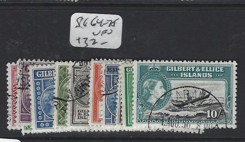 GILBERT AND ELLICE ISLANDS (P1804B) QEII SG 64-75   VFU