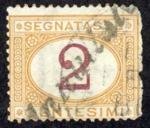 Italy Sc# J4 Used (a) 1870-1925 2c Postage Due