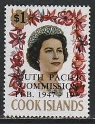 1972 Cook Islands - Sc 315 - MH VF - 1 single - South Pacific Commission