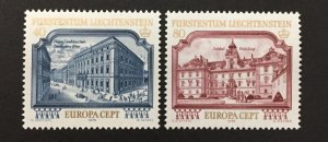Liechtenstein 1978 #636-7, Europa, MNH.
