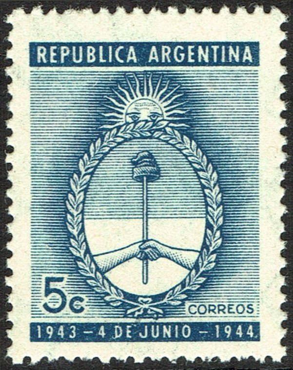 Argentina #518  MNH - Arms of Argentina (1944)