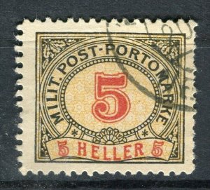 BOSNIA; 1901 early Postage Due issue fine used 5h. value