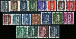 Scott #405-23 Overprints MNH