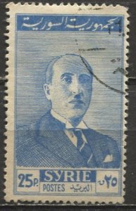 Syria; 1946: Sc. # 333; Used Single Stamp