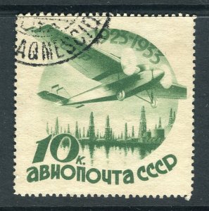 RUSSIA; 1934 early Civil Aviation issue fine used 10k. value