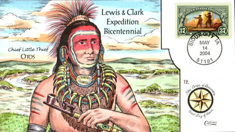 #3854 Lewis and Clark Collins FDC #12