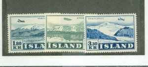 Iceland #C27-C29 Mint (NH) Single (Complete Set)