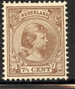 Netherlands # 42, Mint Hinge Remain. CV $ 15.00