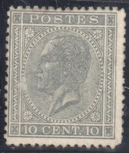 Belgium #18 Mint NH With a small thin and minor part disturb gum