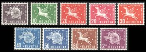 Switzerland  #9O1-9  Mint NH CV $9.20