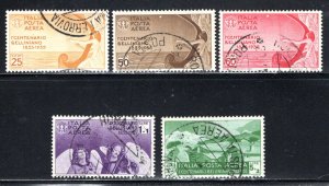 Italy #C79-C83   VF   Used   CV $621.50   .....   3001123