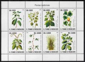 St Thomas & Prince Islands 2007 Medicinal Plants perf...