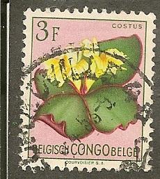 Belgian Congo   Scott  275      Flower, Flora     Used