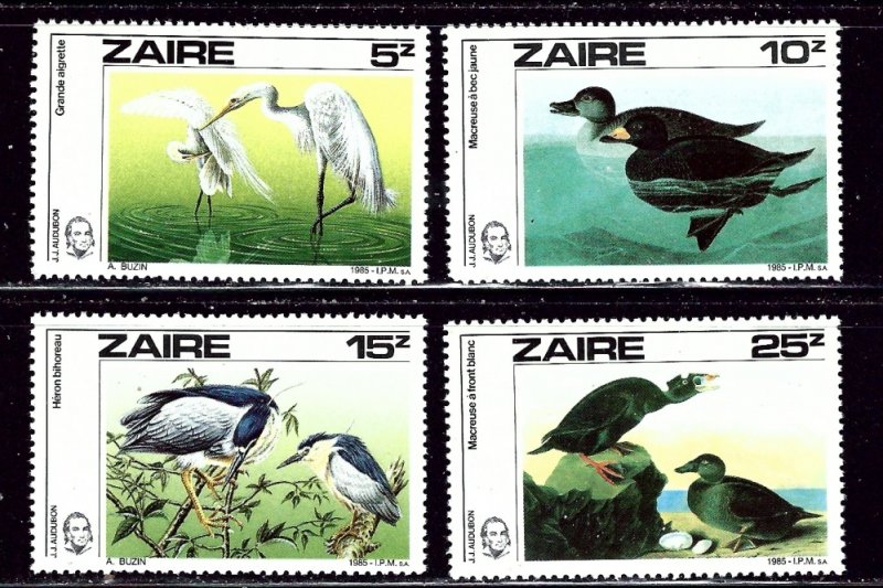 Zaire 1195-97 MNH 1985 Birds    (ap3045)